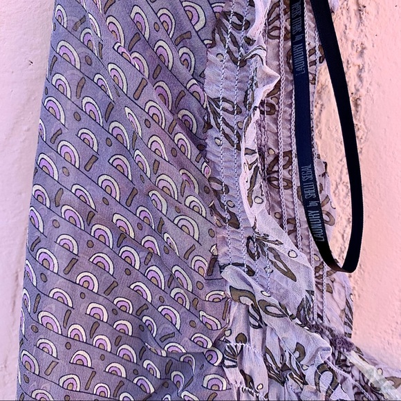 Laundry by Shelli Segal Silk Gypsy Peasant Top - Picture 6 of 8